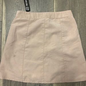 H&M Divided button up Mini Skirt